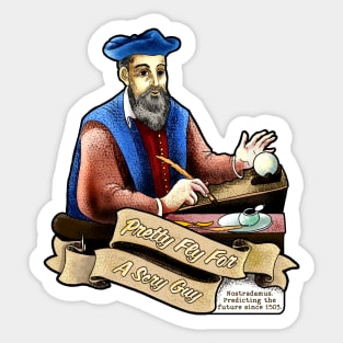 Nostradamus always be Scrying Sticker